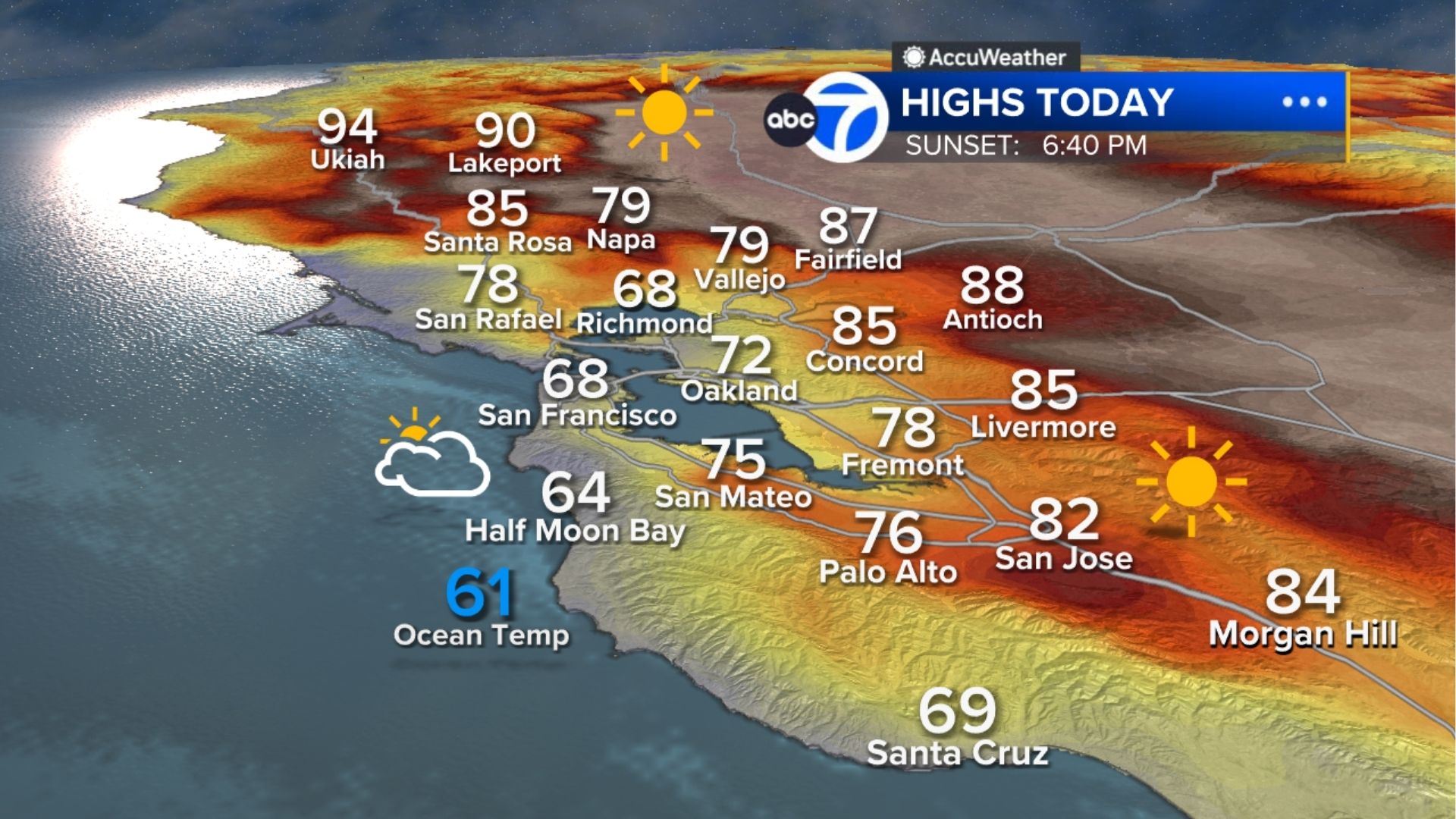 AccuWeather Forecast: Relief from heat is here with fog along the coast
— ABC 7 Bay Area, Walnut Creek Community news