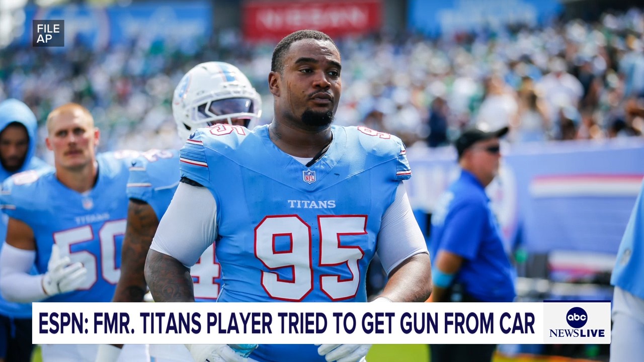 Jordan Elliott was released by Titans after pulling out gun in parking lot, coach Robert Saleh says
       — ABC 7 Bay Area, Walnut Creek Sports news