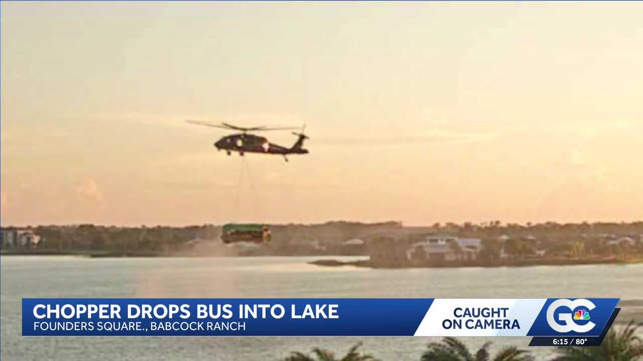 A Black Hawk carrying a school bus over Florida town had residents asking one question: Why? — WISN 12 Milwaukee, Walnut Creek Schools news