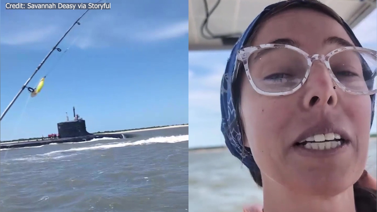 Video: Solo sailor avoids near-collision with U.S. Navy submarine in Florida — KTVU FOX 2 Bay Area
