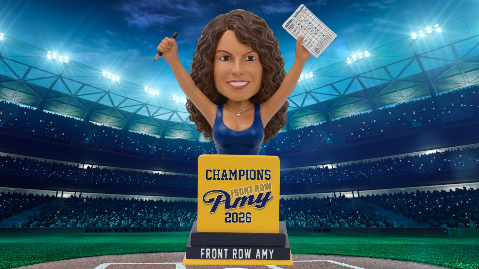 Front Row Amy gets bobblehead celebrating Brewers' World Series win — Walnut Creek Sports news
