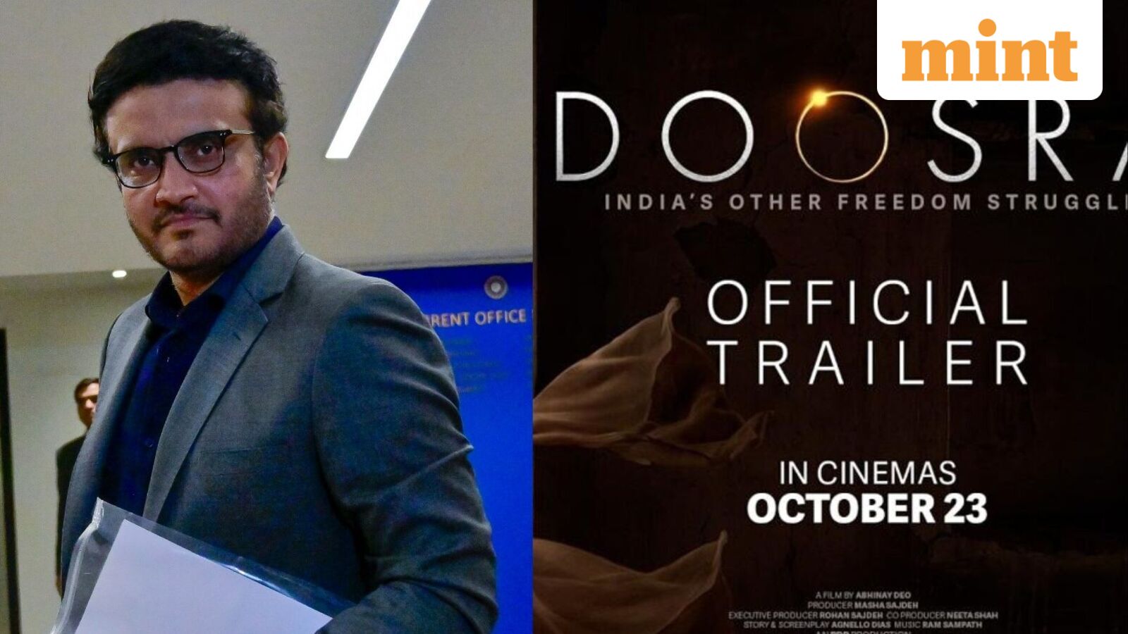 Sourav Ganguly vs ‘Doosra’: Delhi HC seeks filmmaker's response over cricketer's personality rights plea; what we know — Mint India, Walnut Creek Technology news